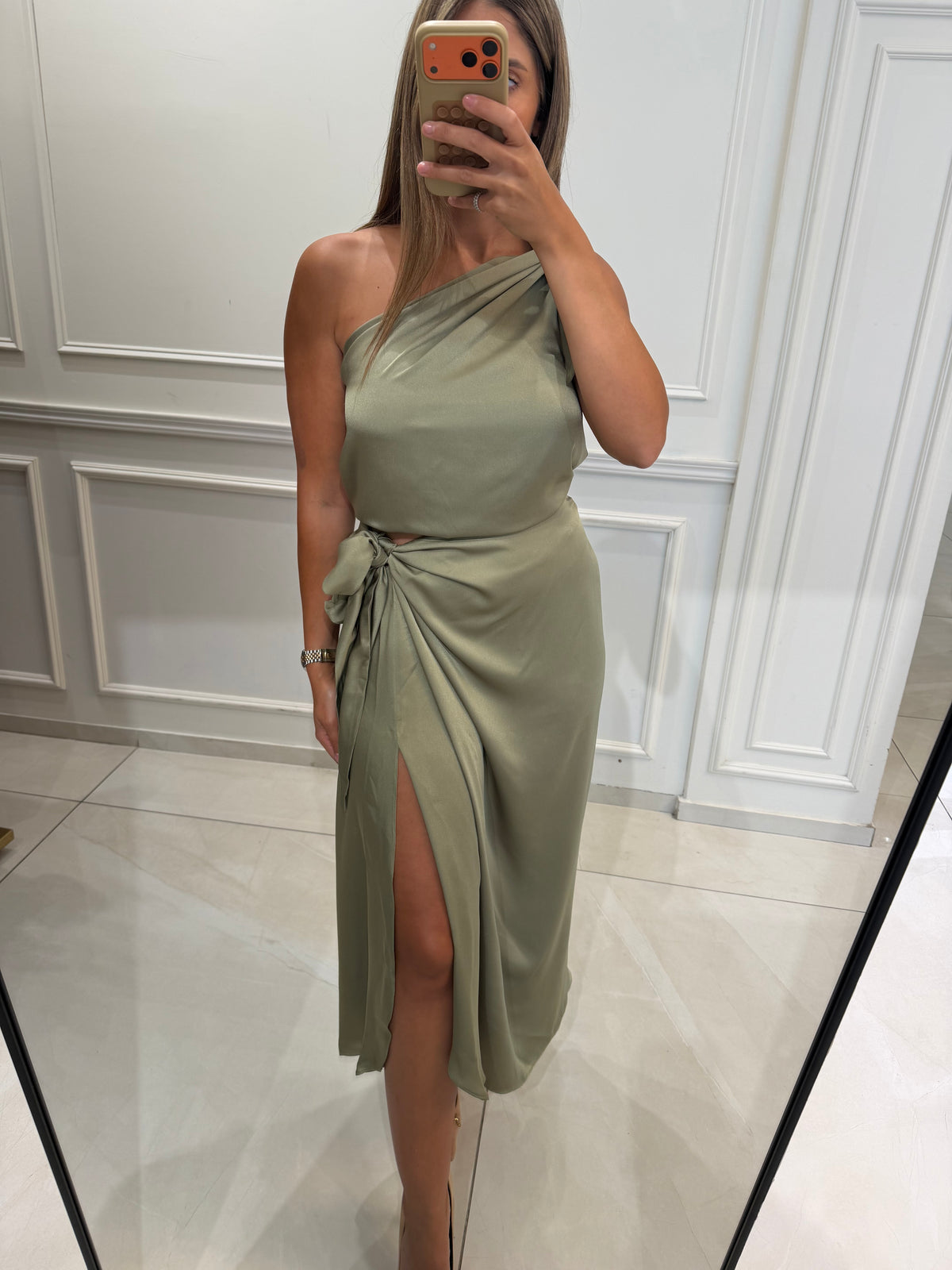 Satin Sarong Skirt