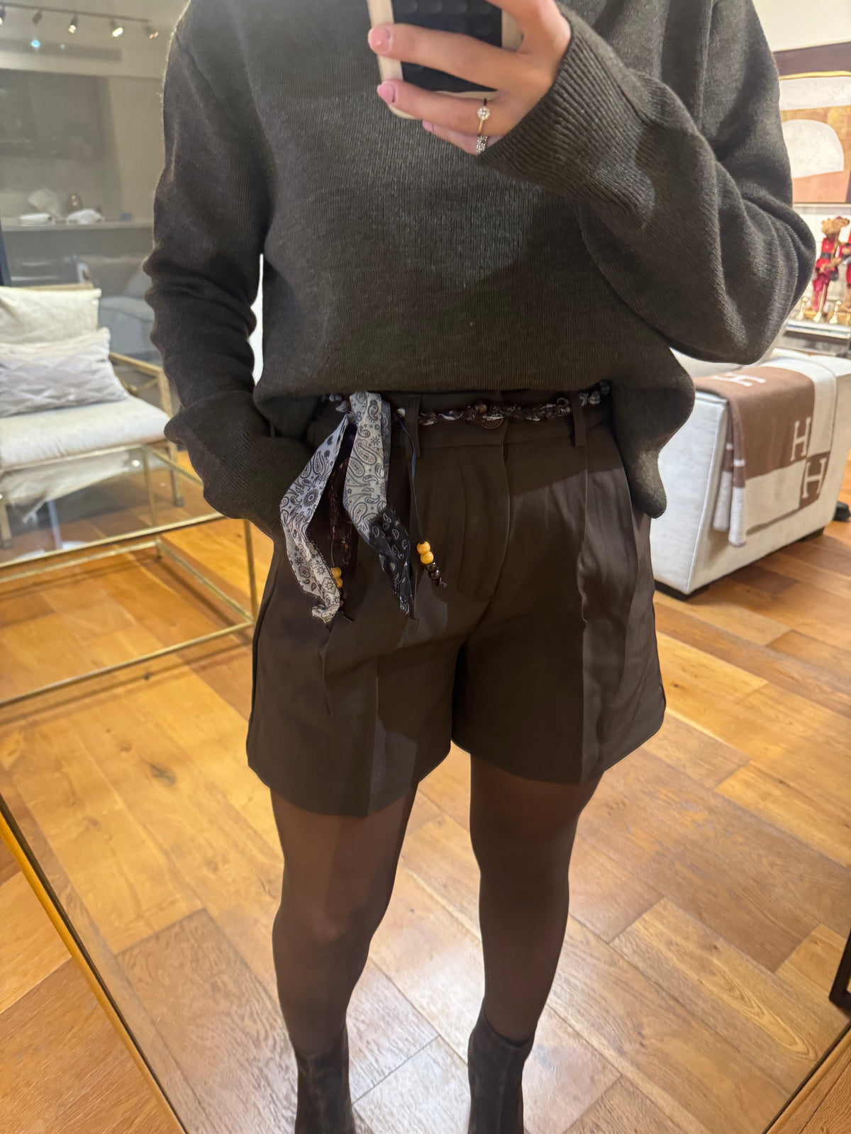 Bermuda with Belt