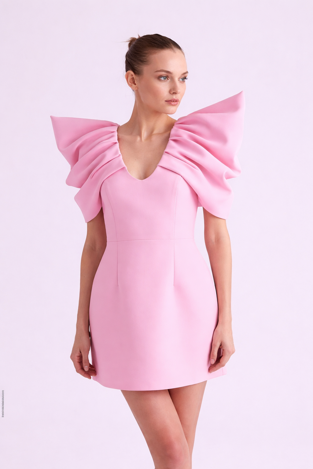 Mini Dress with Chic Sleeves