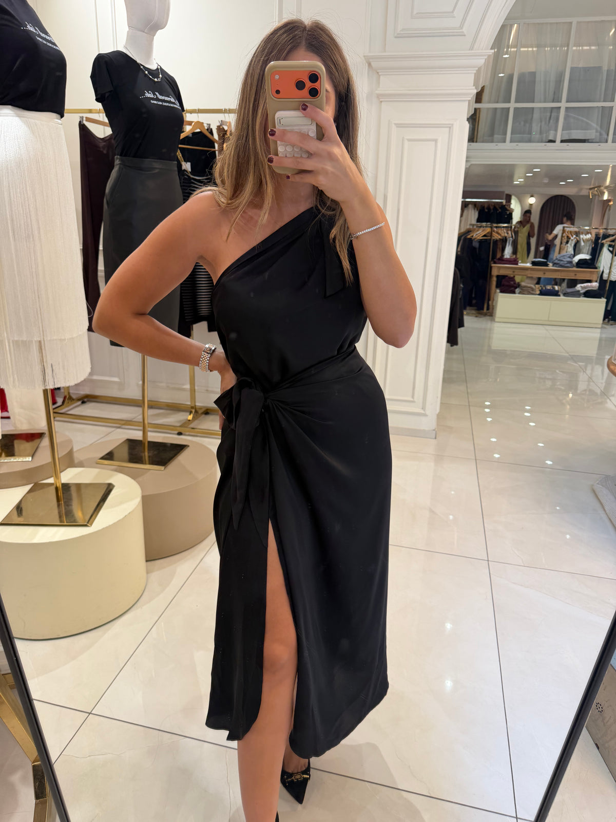 Satin Sarong Skirt