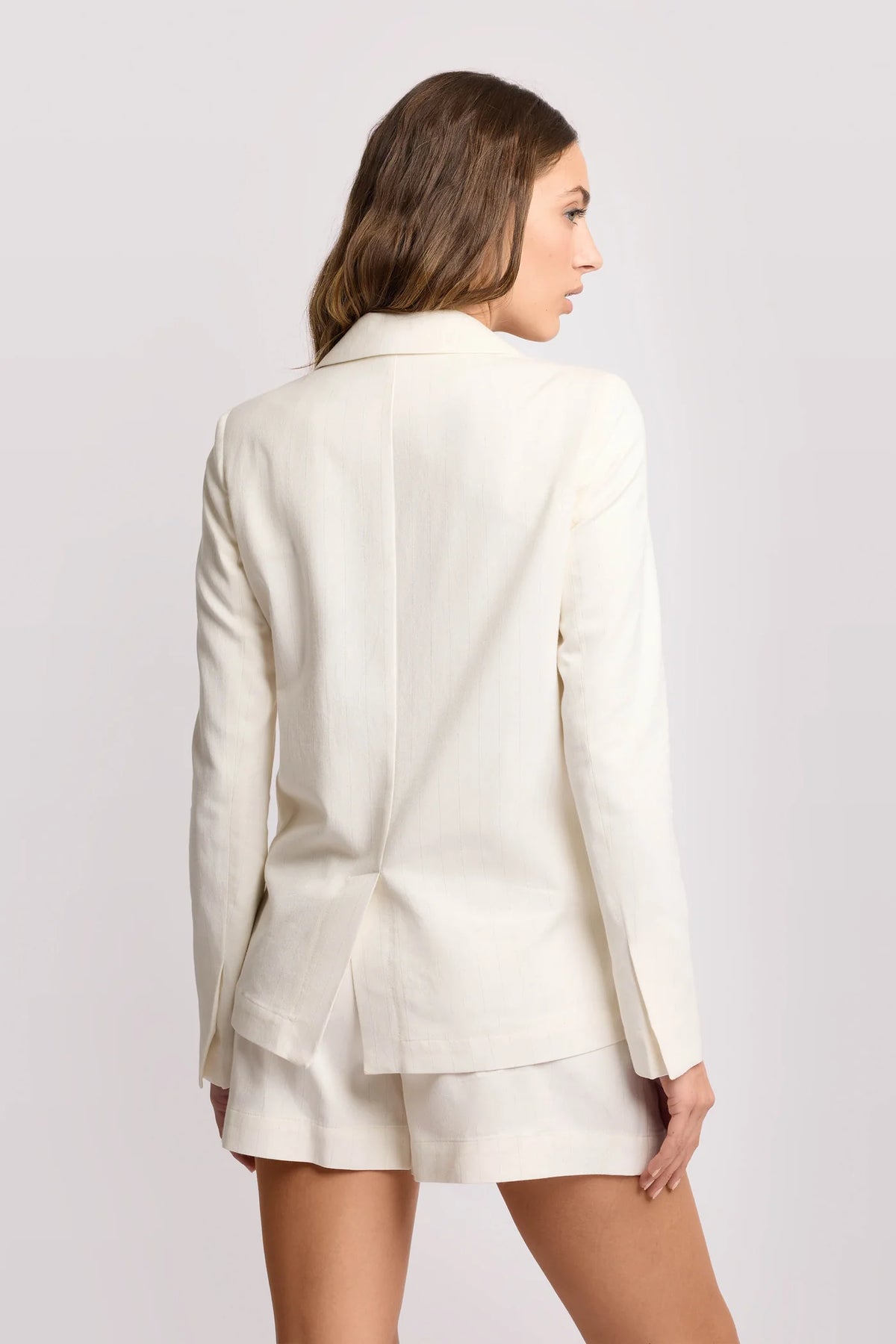 Tailored Double-Button Blazer