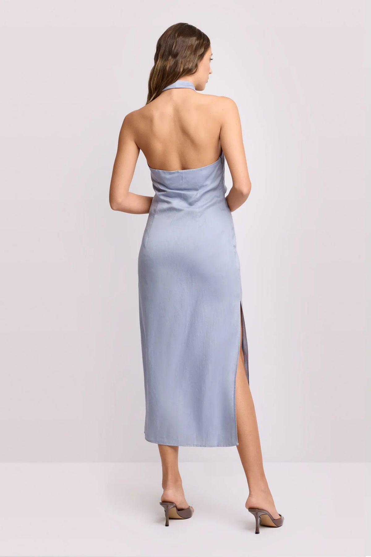 Twist Halter Maxi Dress
