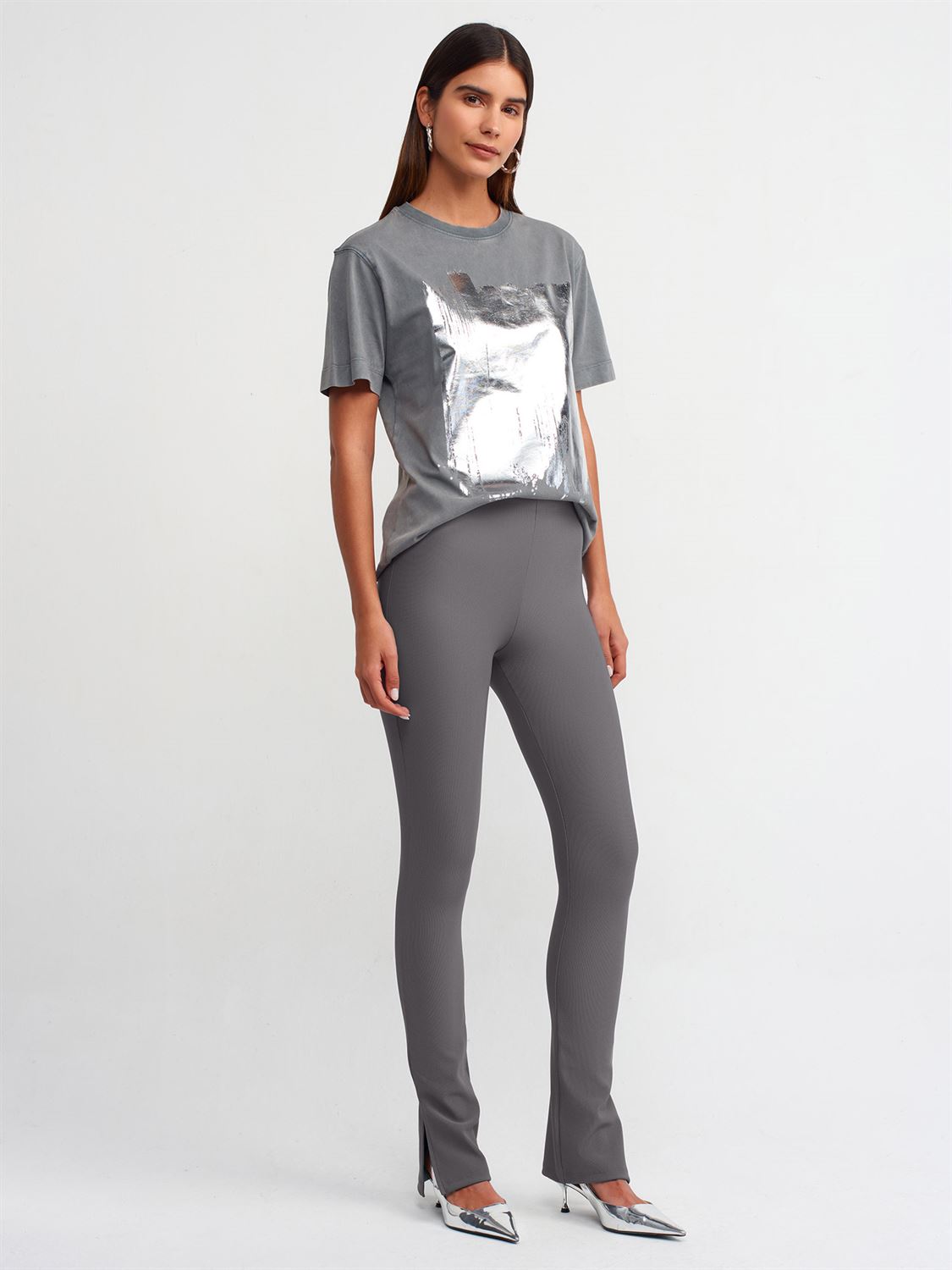 Tights with Slit