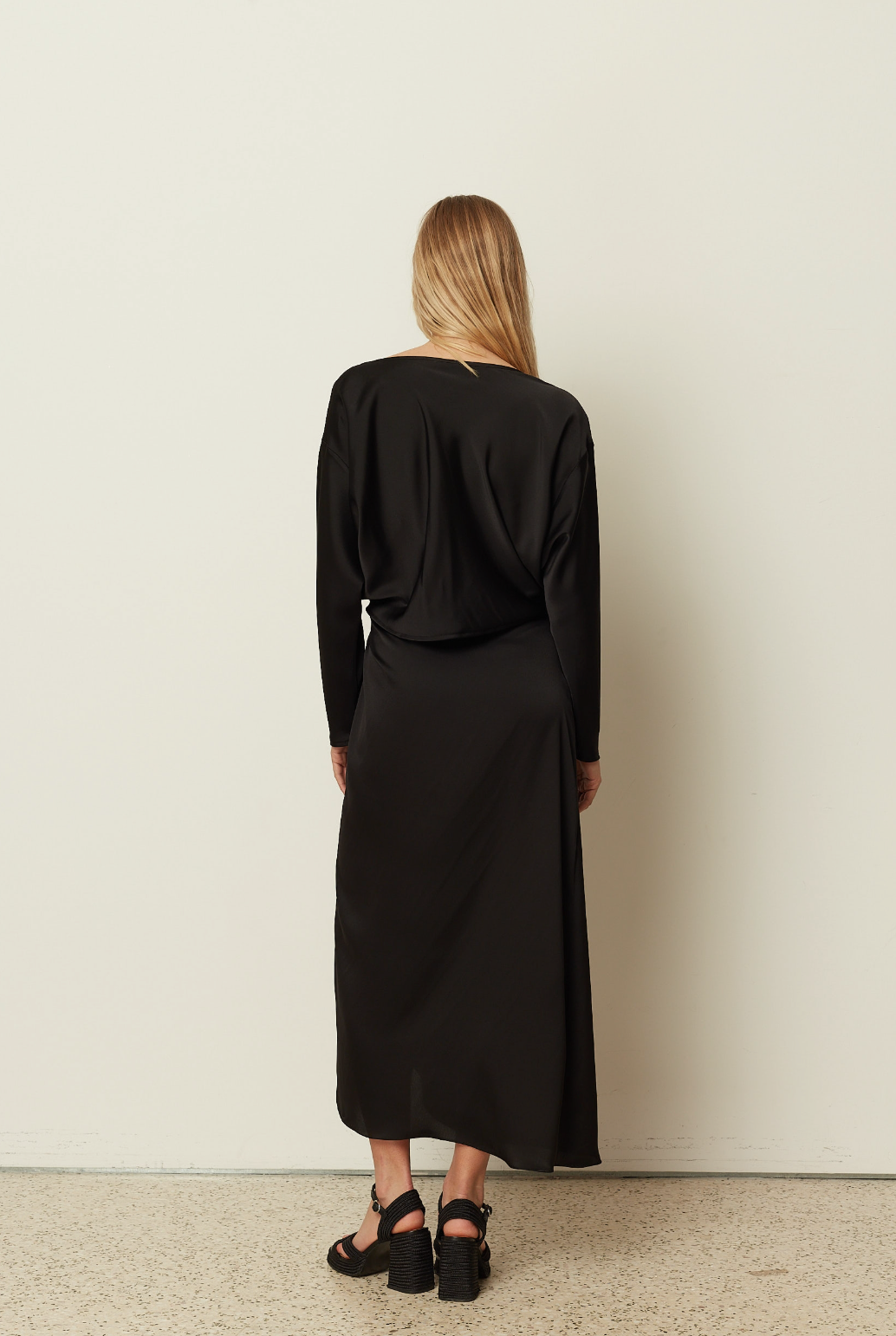Twisted Satin Blouse