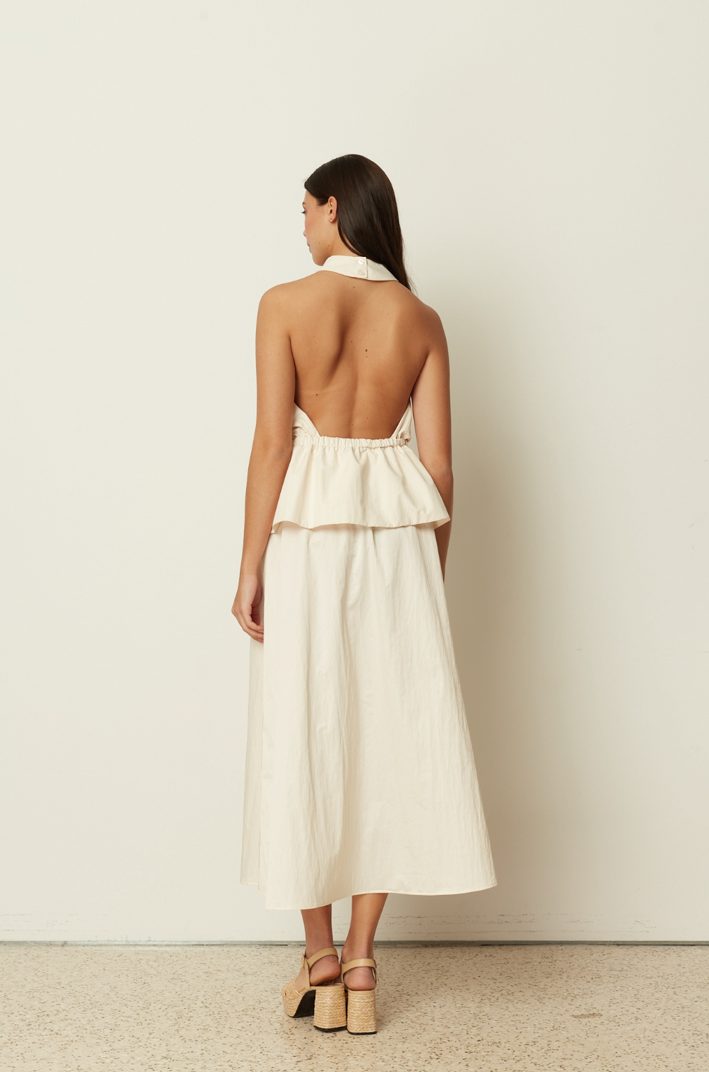Midi A Line Skirt