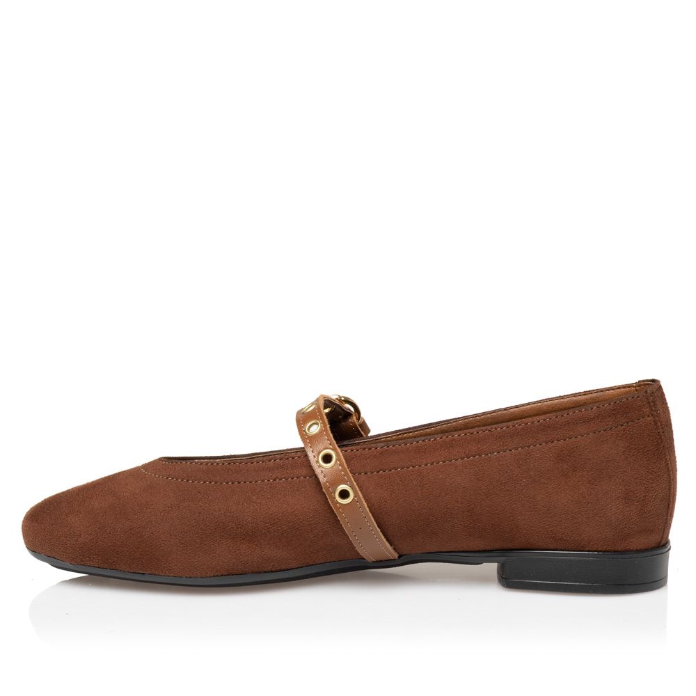 Suede Ballerinas