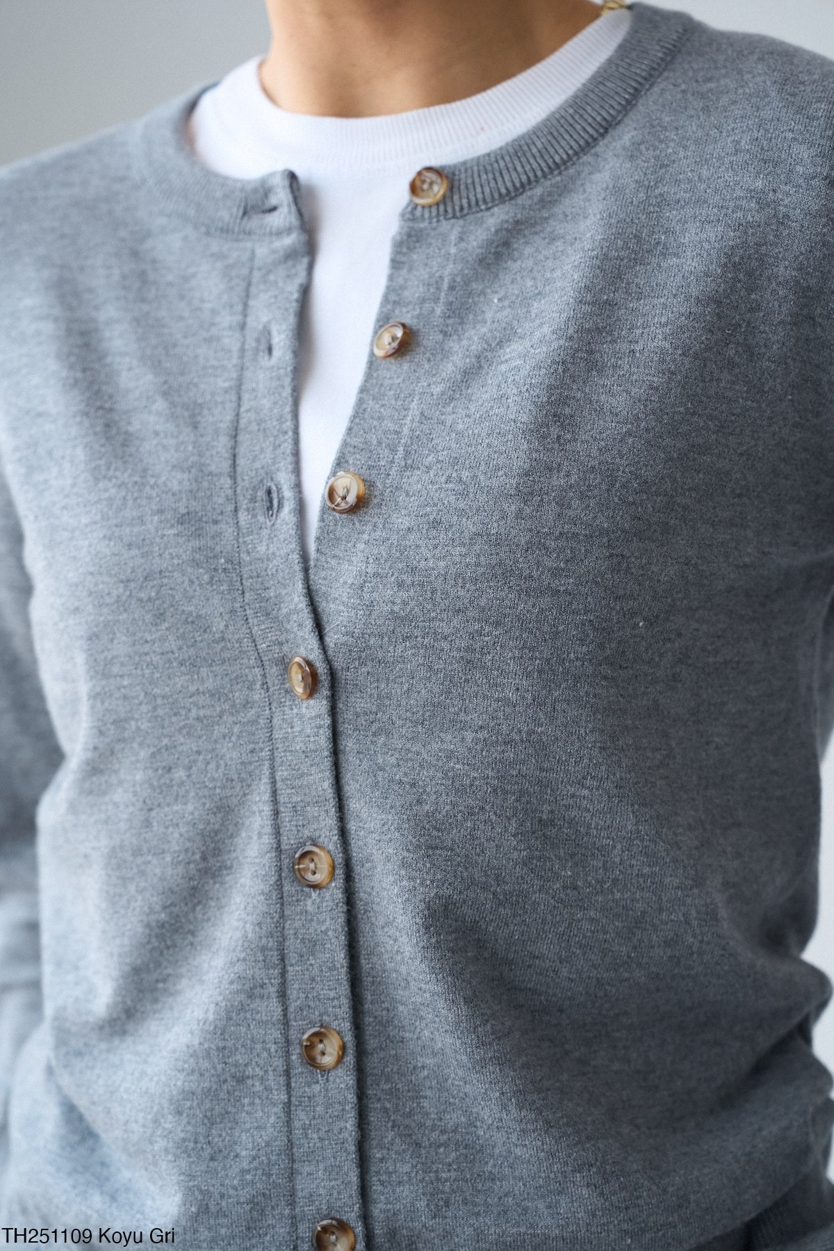 Classic Cardigan with Buttons
