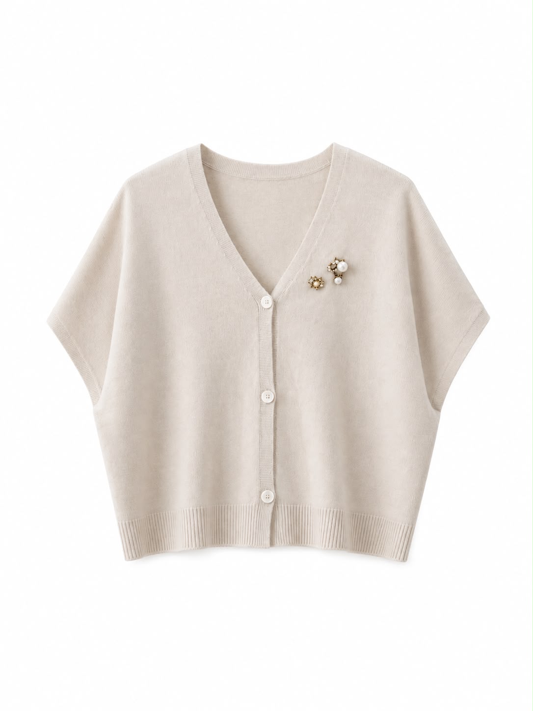 Knit Buttoned blouse