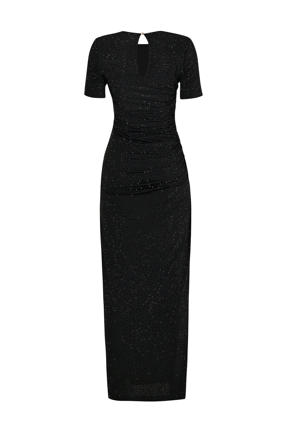Jersey Maxi Embellished Dress