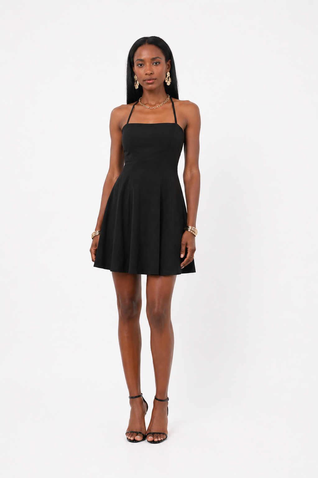 Cross Back Mini Dress