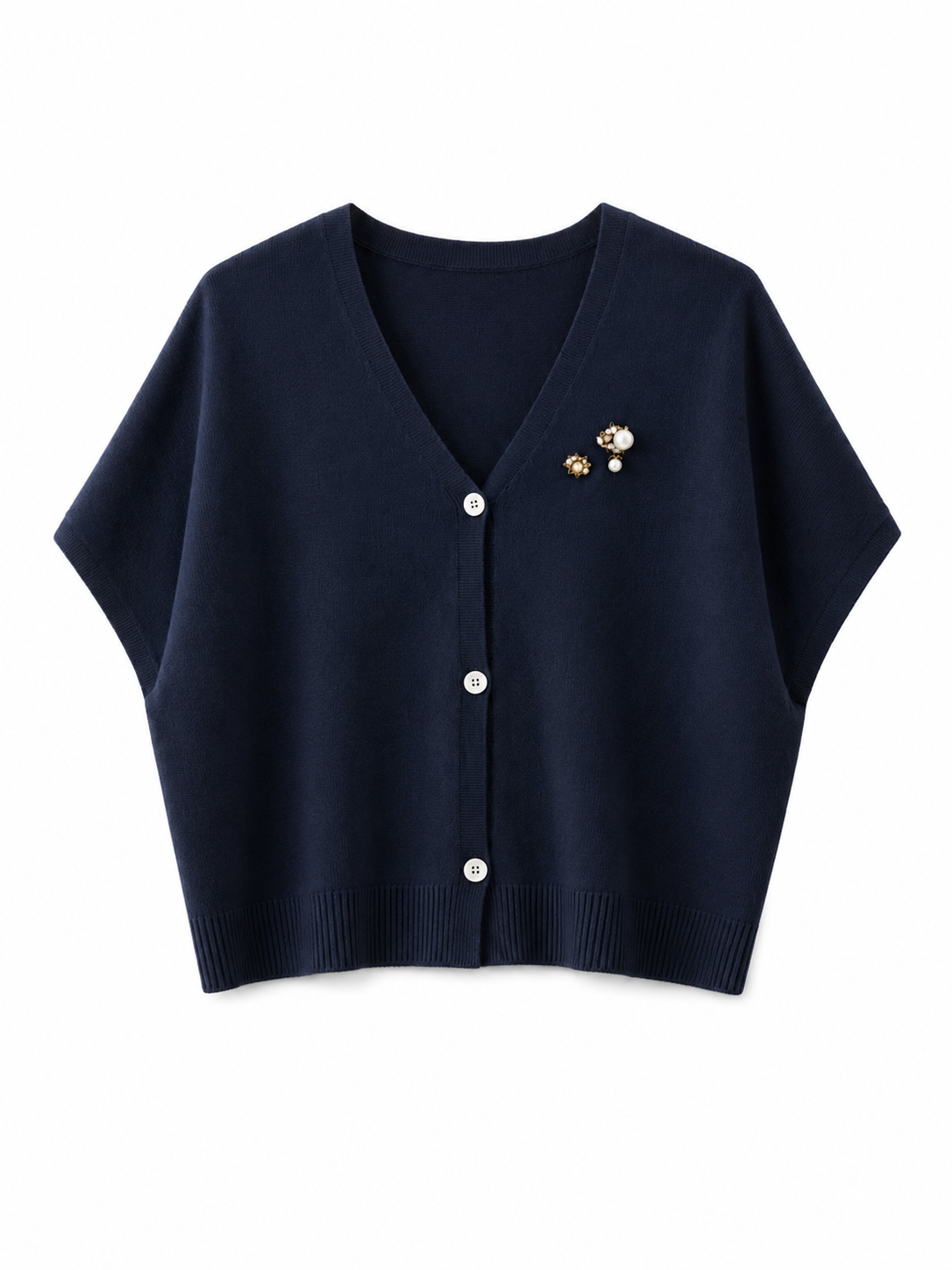 Knit Buttoned blouse