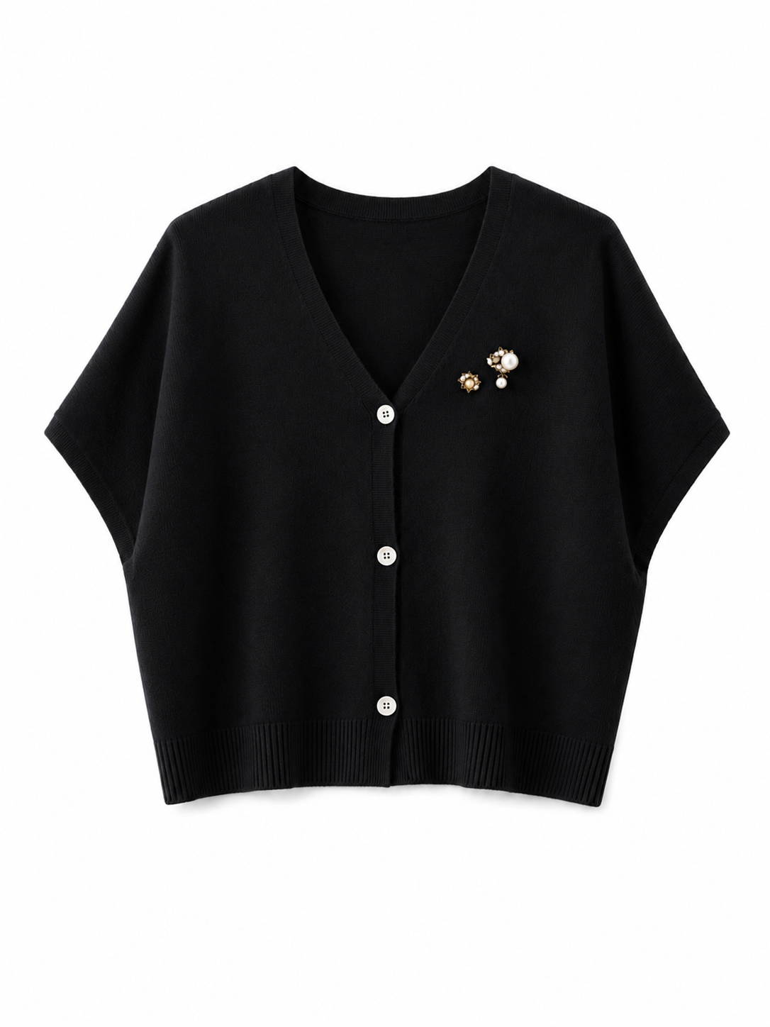 Knit Buttoned blouse