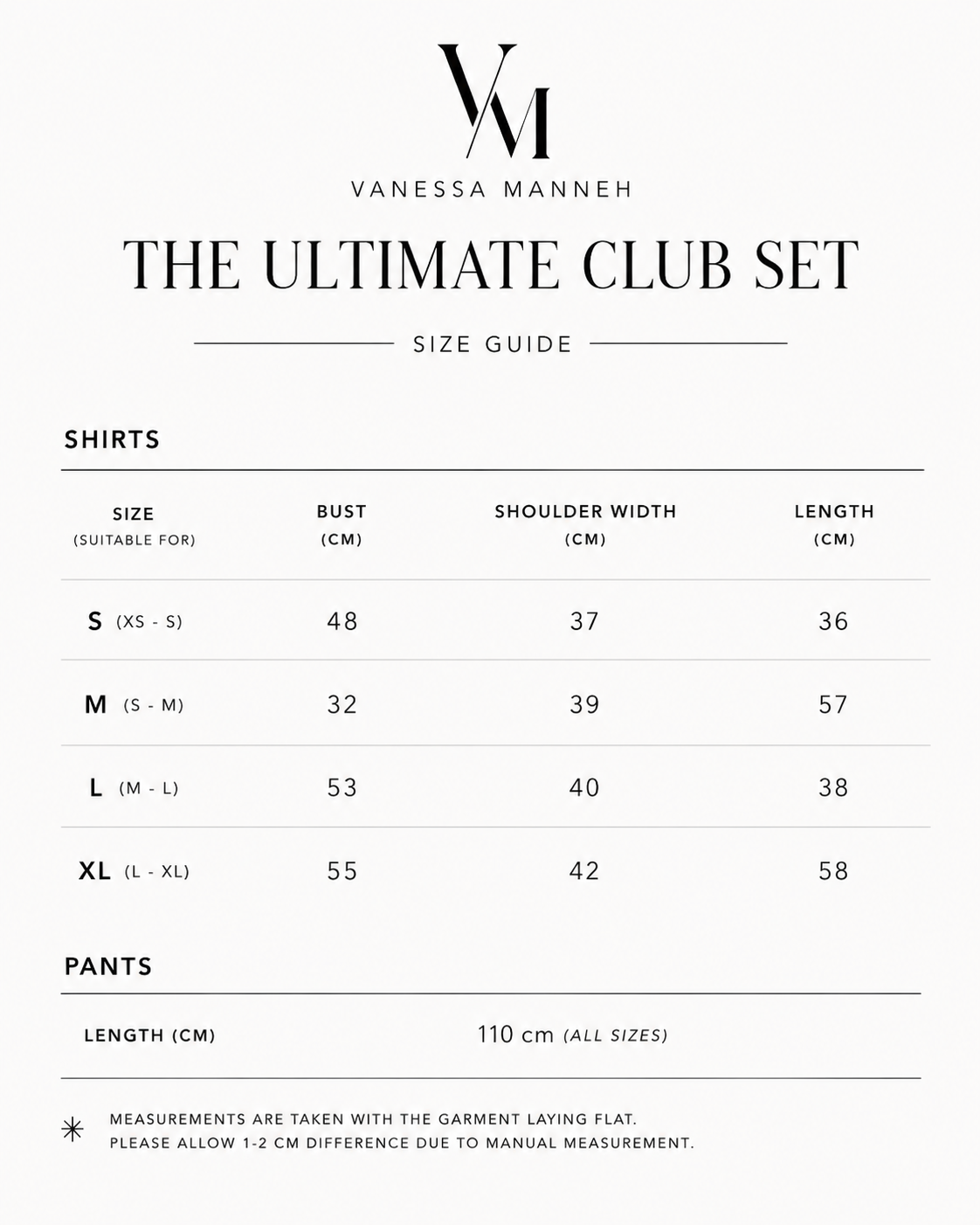 Size Guide