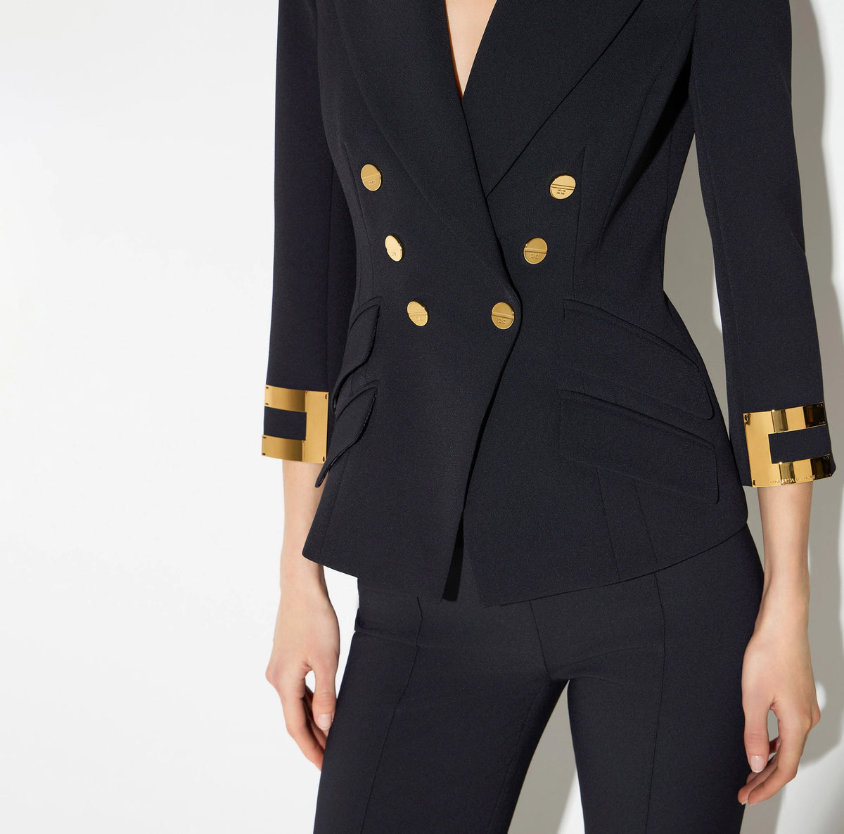 Jacket with jewel logo