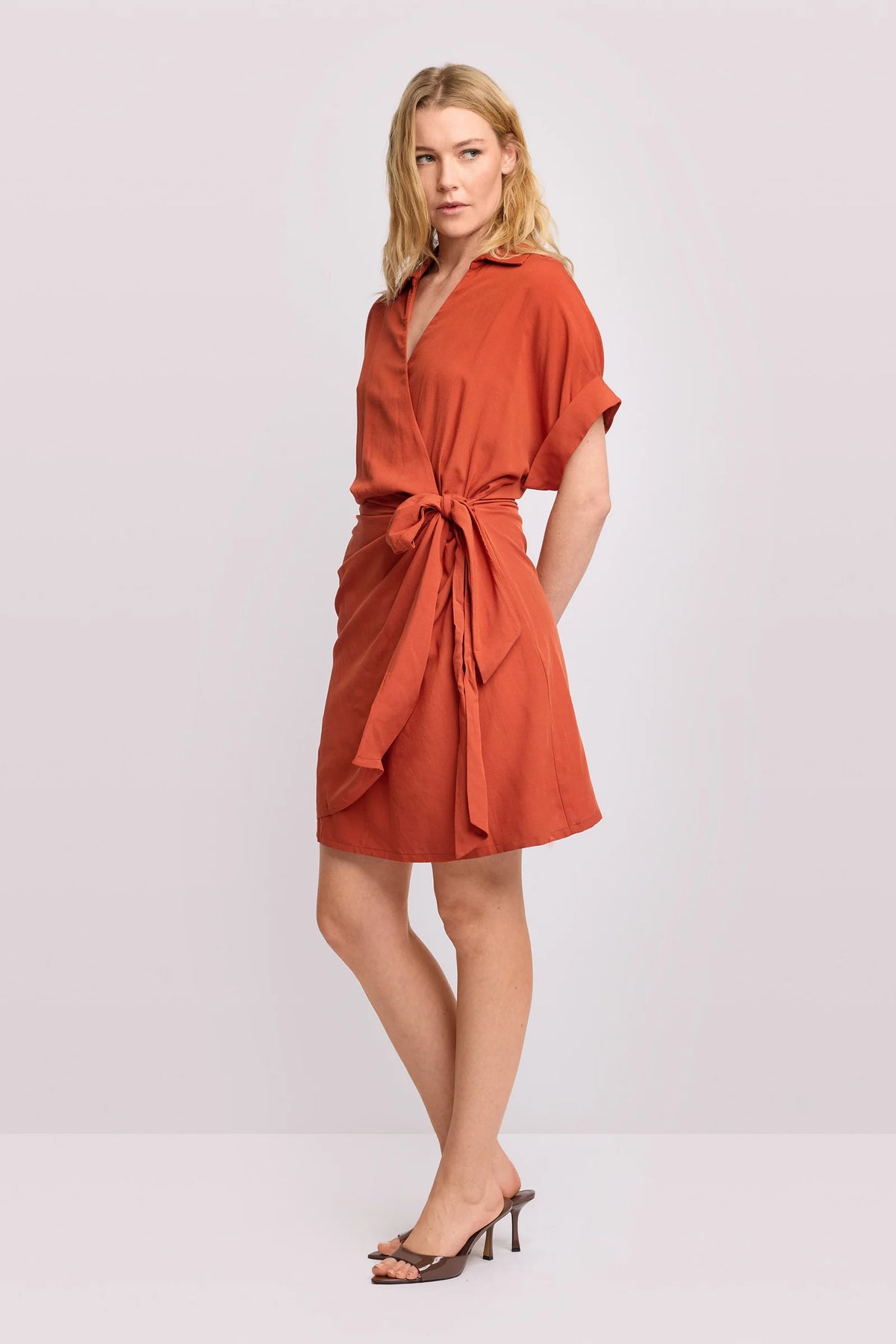 Wrap Shirt Dress
