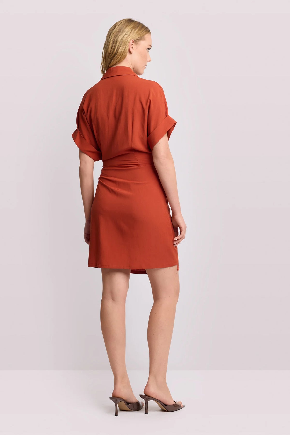 Wrap Shirt Dress