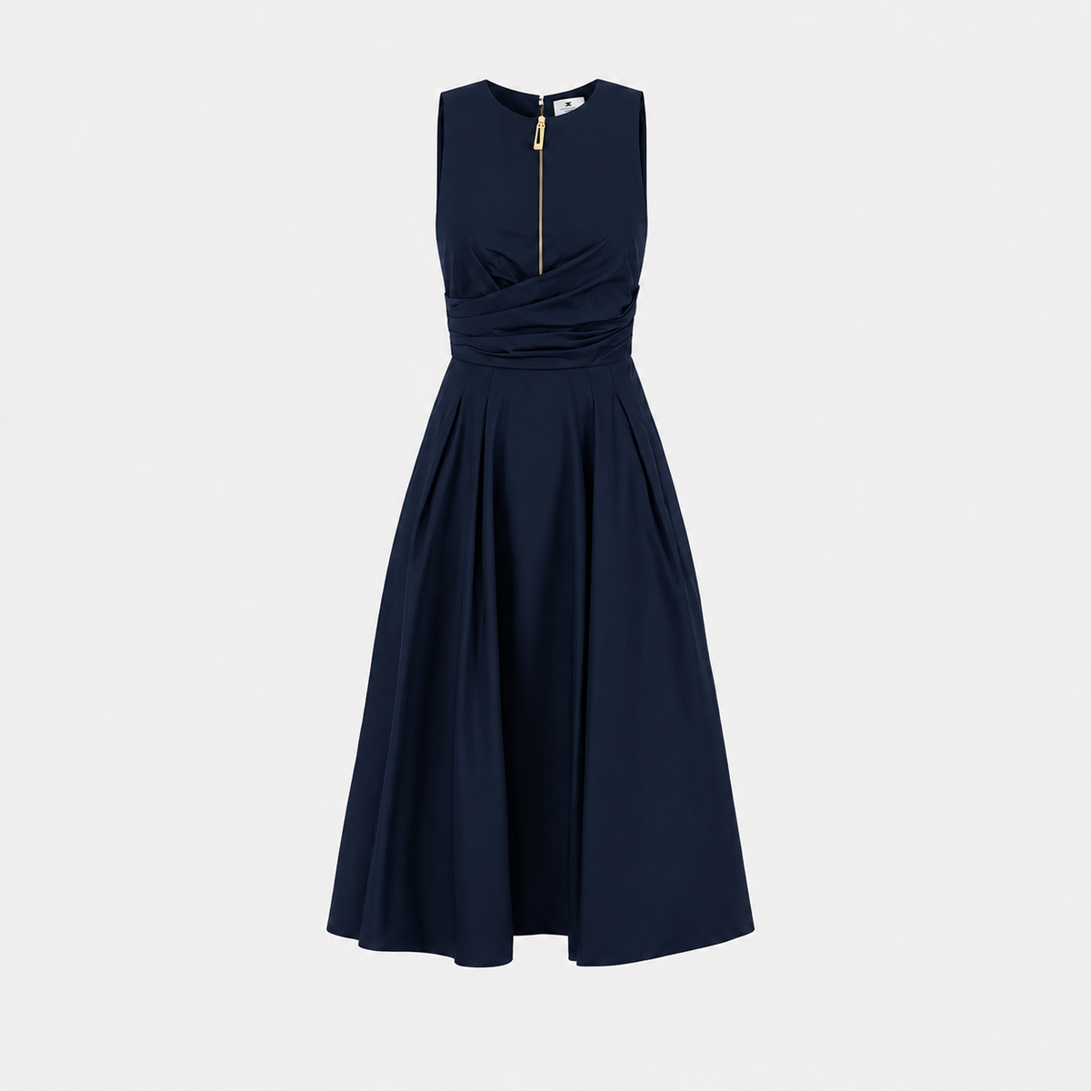 Dress in taffeta voile fabric